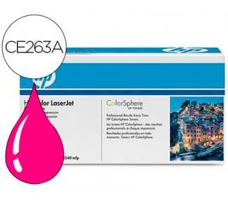 Toner hp color laserjet cp4025/cp4525 -ce263a- magenta 11.000 pags
