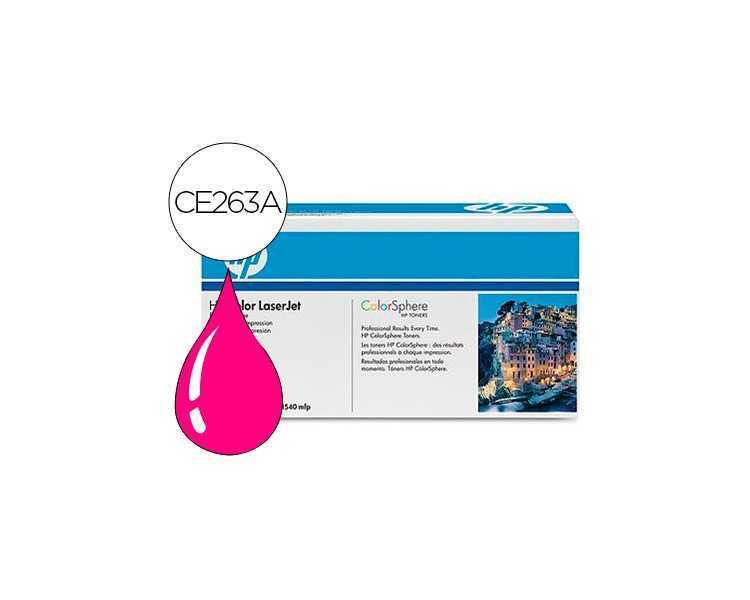 Toner hp color laserjet cp4025/cp4525 -ce263a- magenta 11.000 pags