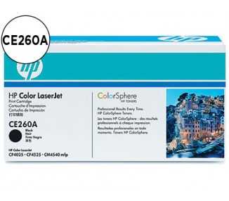 Toner hp color laserjet cp4025/cp4525 -ce260a- negro 8.500 pags