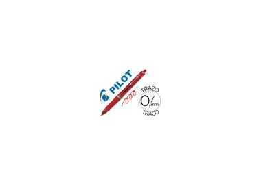 Boligrafo pilot acroball rojo tinta aceite punta de bola de 1,0mm retractil