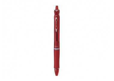 Boligrafo pilot acroball rojo tinta aceite punta de bola de 1,0mm retractil