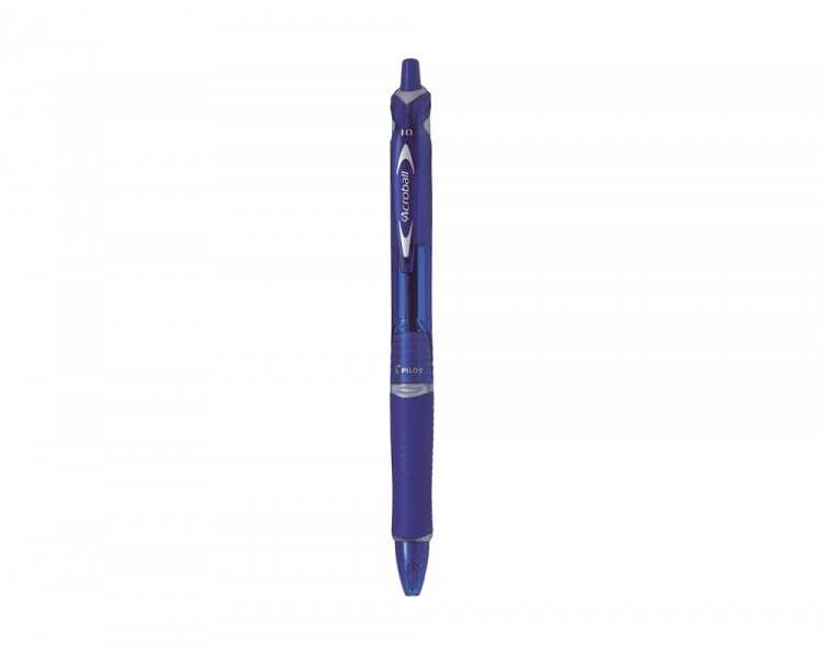 Boligrafo pilot acroball azul tinta aceite punta de bola de 1,0mm retractil