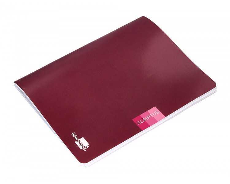 Libreta escolar liderpapel scriptus 48h din a5 cuadro 6 mm papel 90 gr sin margen