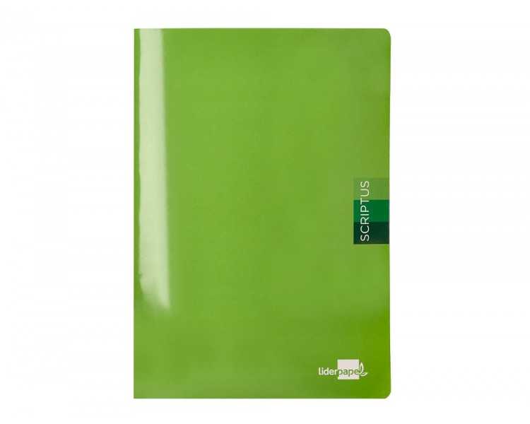 Libreta liderpapel scriptus a4 48 hojas 90g/m2 horizontal con margen