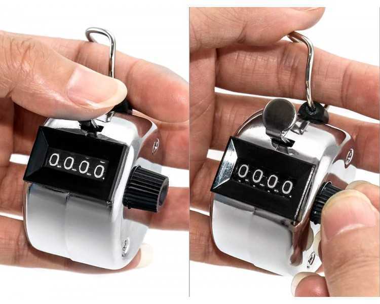 Maquina contadora q-connect manual hasta 9999 digitos