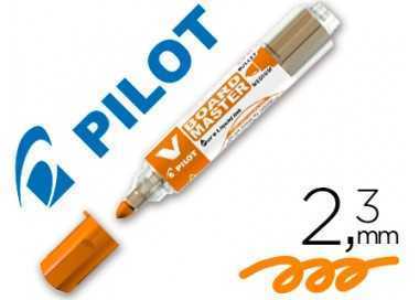 Rotulador pilot v board master para pizarra blanca naranja tinta liquida trazo 2,3mm