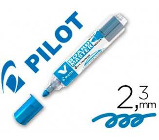 Rotulador pilot v board master para pizarra blanca azul tinta liquida trazo 2,3mm