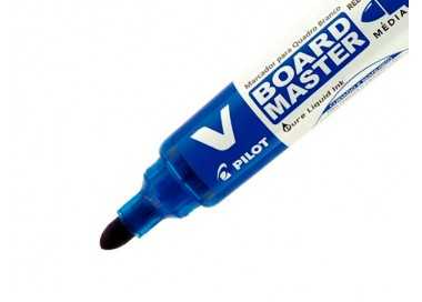 Rotulador pilot v board master para pizarra blanca azul tinta liquida trazo 2,3mm