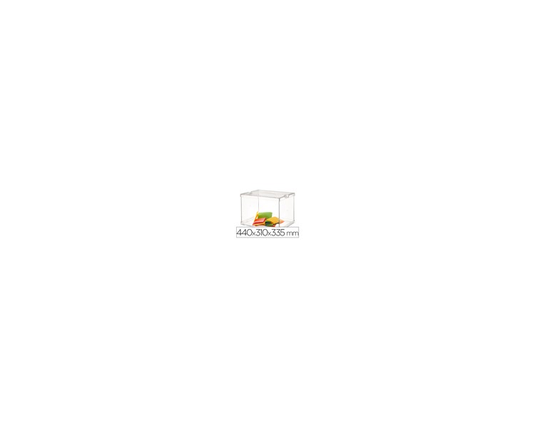Urna electoral plegable con precintos de seguridad 440x310x315mm