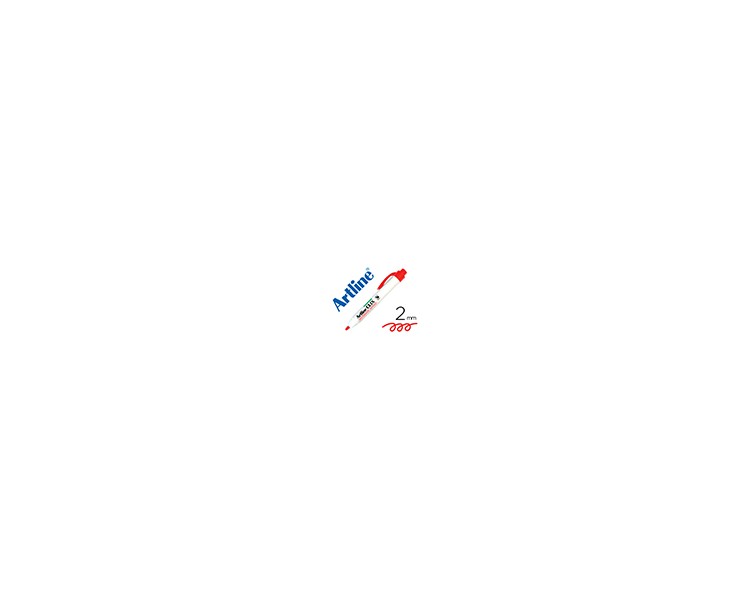 Rotulador artline clix pizarra ek-573a rojo punta retactil redonda 2 mm