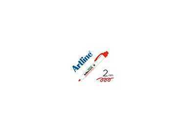 Rotulador artline clix pizarra ek-573a rojo punta retactil redonda 2 mm