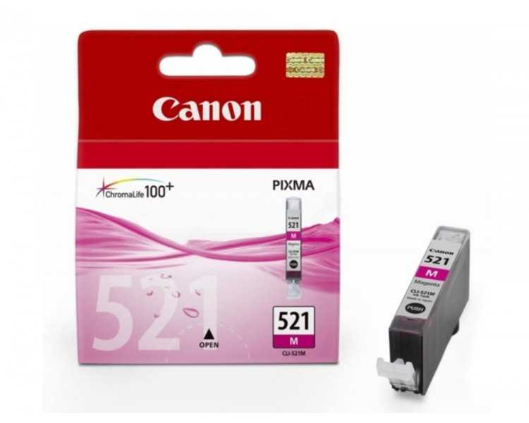 Ink-jet canon cli-521m magenta pixma mp620/630/980 ip3600/4600