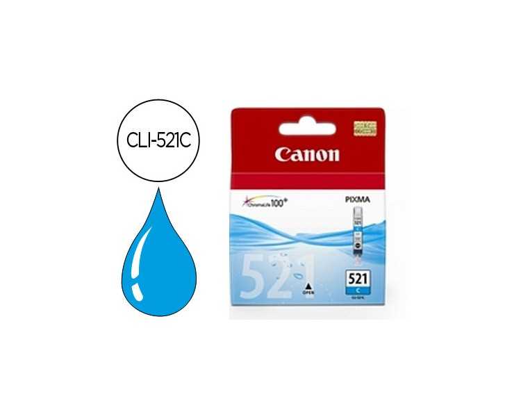 Ink-jet canon cli-521c cian pixma mp620/630/980 ip3600/4600