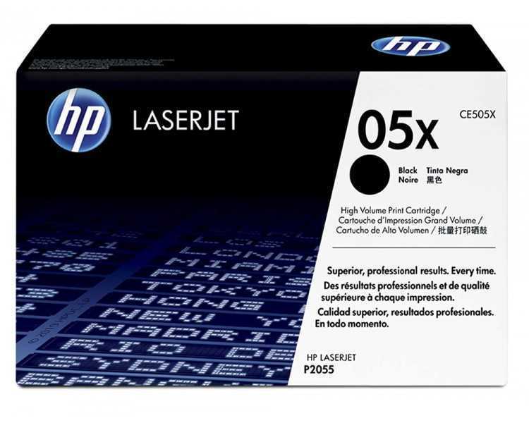 Toner hp laserjet negro ce505x 6.500 pag
