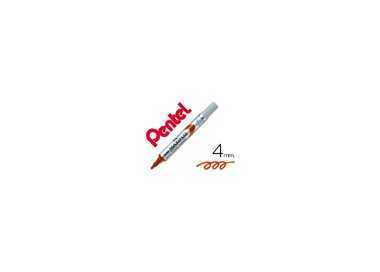 Rotulador maxiflo pentel para pizarra blanca color rojo