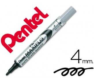 Rotulador maxiflo pentel para pizarra blanca color negro