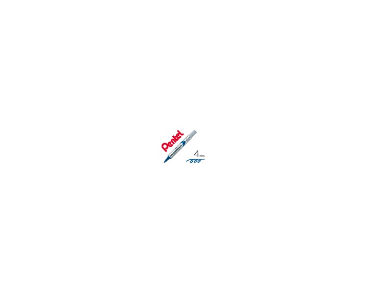 Rotulador maxiflo pentel para pizarra blanca color azul