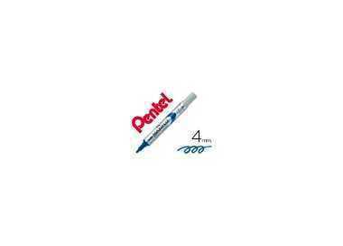 Rotulador maxiflo pentel para pizarra blanca color azul