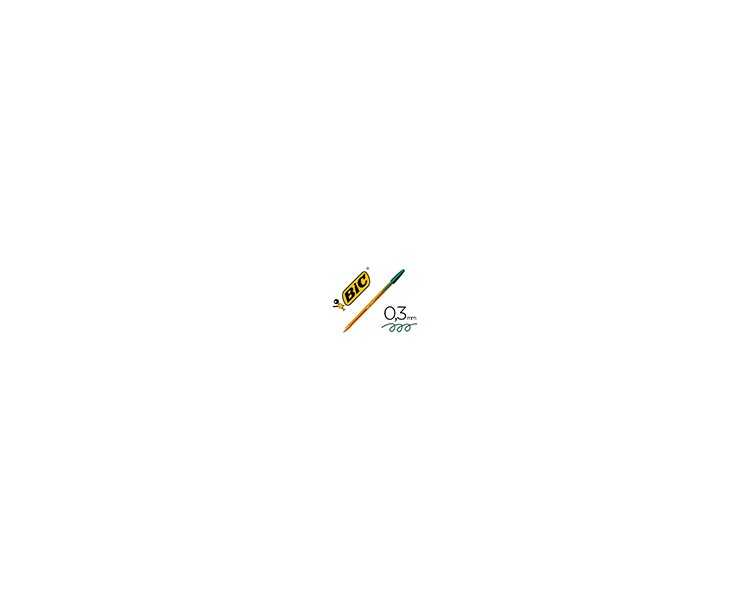 Boligrafo bic cristal punta fina verde