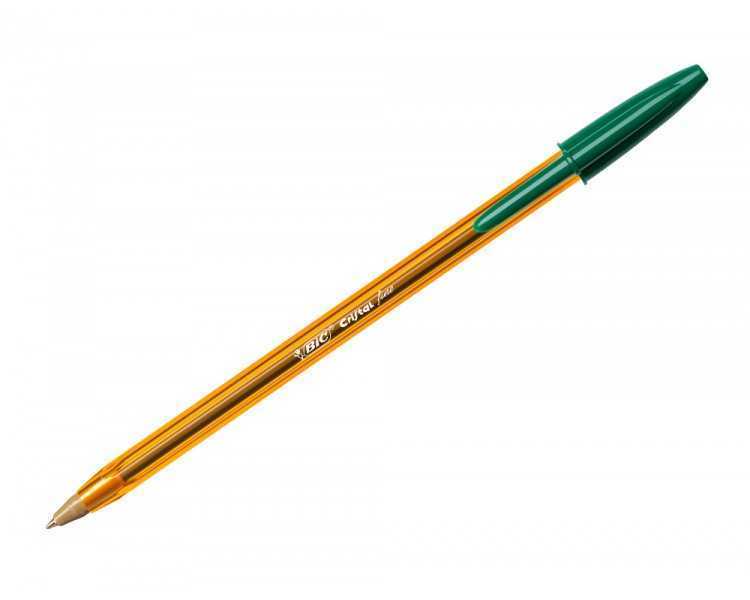 Boligrafo bic cristal punta fina verde