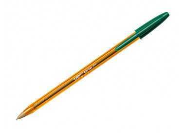 Boligrafo bic cristal punta fina verde