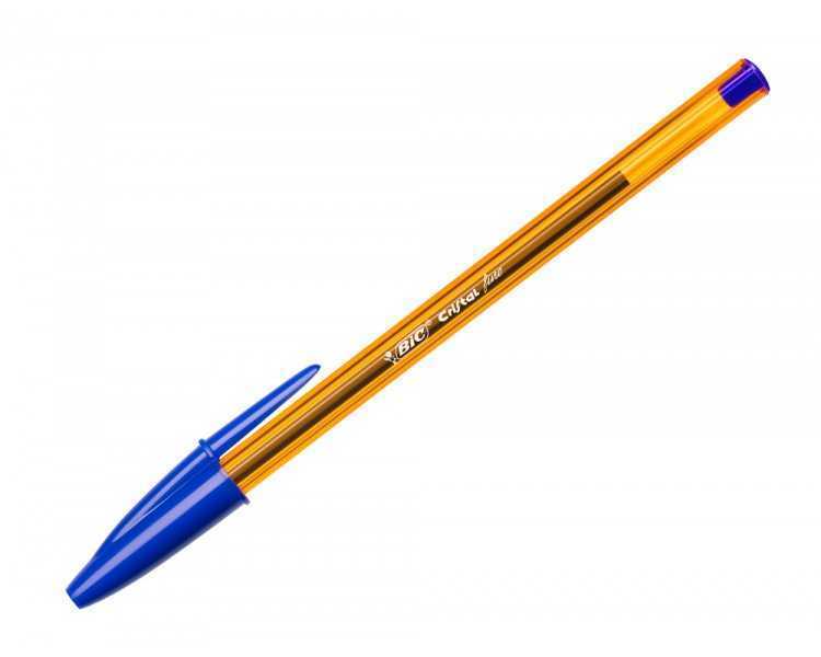 Boligrafo bic cristal punta fina azul