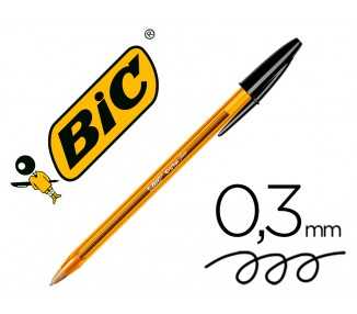 Boligrafo bic cristal punta fina negro