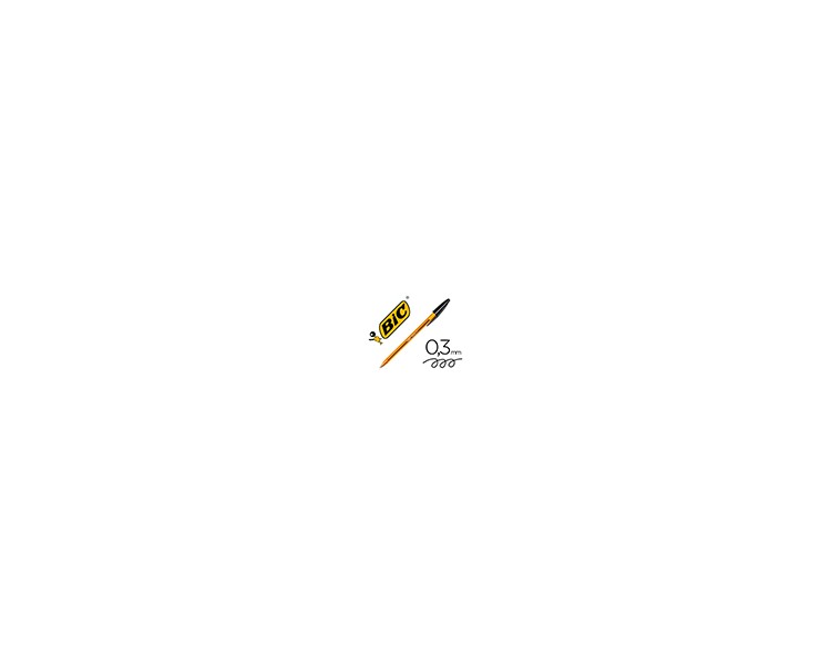 Boligrafo bic cristal punta fina negro