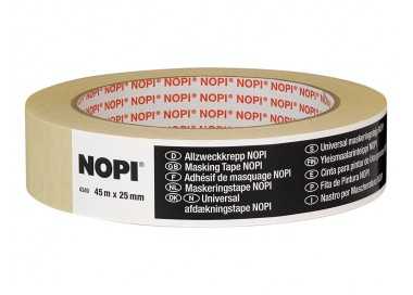 Cinta adhesiva tesa para pintar nopi 45 mt x 25 mm