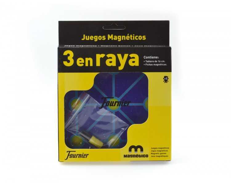 Juegos de mesa tres en raya magnetico 20x16,1x2,5 cm