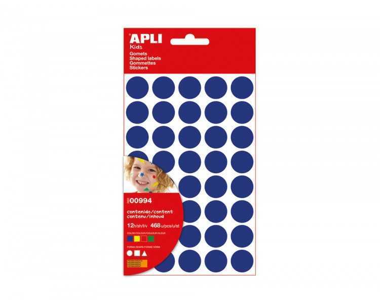 Gomets figuras geometricas 994 bolsa con 12 hojas