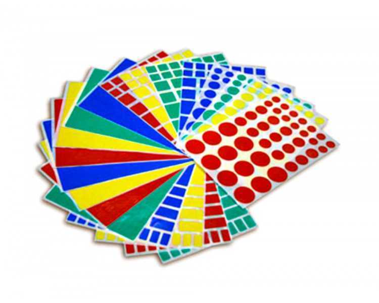 Gomets figuras geometricas 994 bolsa con 12 hojas