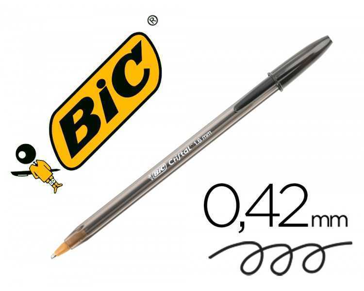 Boligrafo bic cristal x-large tinta negro 1,6 mm