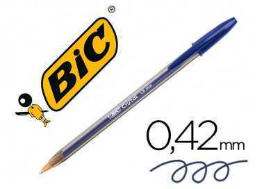 Boligrafo bic cristal x-large tinta azul 1,6 mm