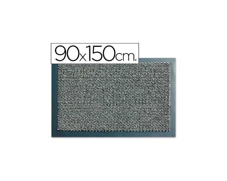Alfombra fast-paperflow antipolvo lavable gris 90x150 cm