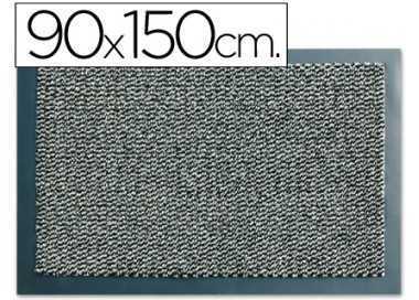 Alfombra fast-paperflow antipolvo lavable gris 90x150 cm