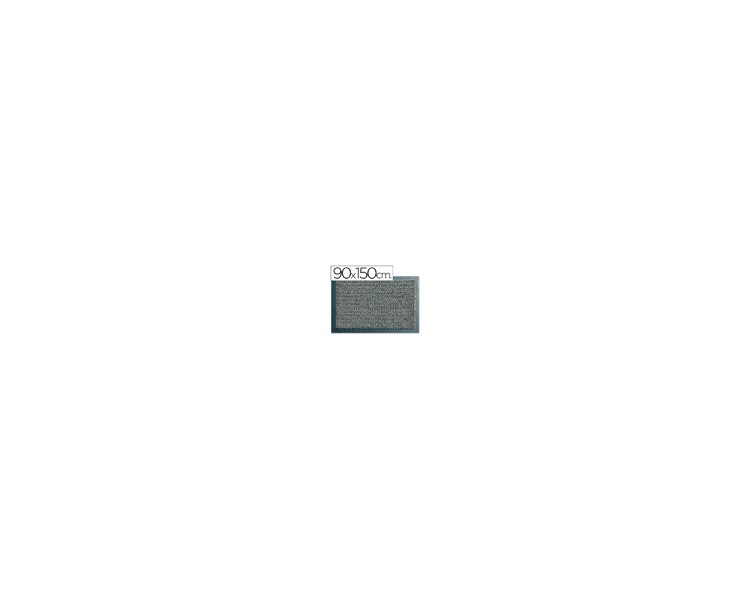 Alfombra fast-paperflow antipolvo lavable gris 90x150 cm