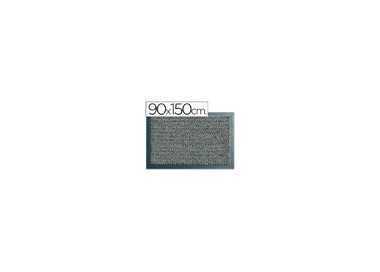 Alfombra fast-paperflow antipolvo lavable gris 90x150 cm