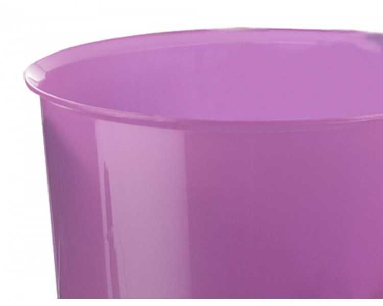 Papelera plastico archivo 2000 violeta translucido 16 litros 290x310 mm