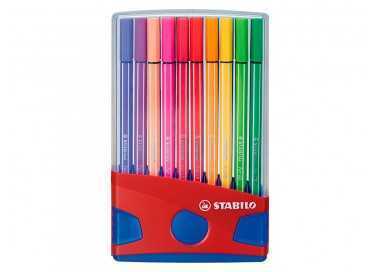 Rotulador stabilo punta de fibra pen 68 color parade estuche de 20 unidades colores surtidos Rotulador stabilo punta de fibra pen 68 color parade estuche de 20 unidades colores surtidos