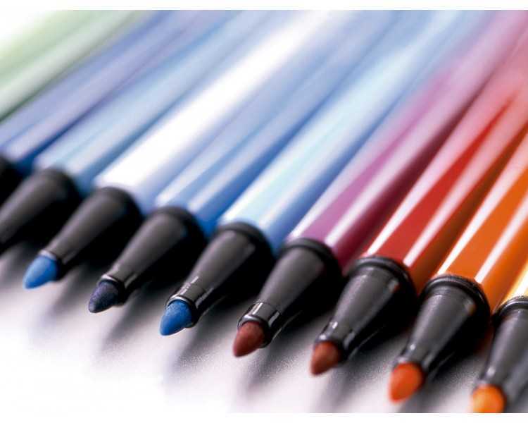 Rotulador stabilo punta de fibra pen 68 color parade estuche de 20 unidades colores surtidos