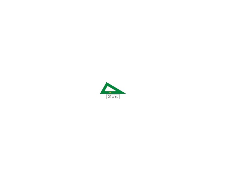 Cartabon liderpapel 21 cm acrilico verde