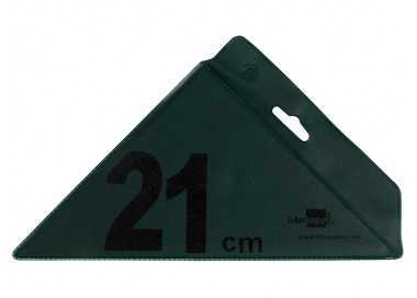 Escuadra liderpapel 21 cm acrilico verde Escuadra liderpapel 21 cm acrilico verde