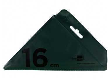 Escuadra liderpapel 16 cm acrilico verde