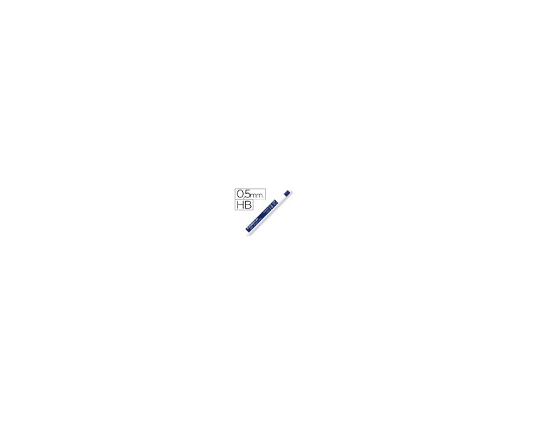 Minas staedtler grafito 0,5 mm hb polo 257 tubo con 12 minas