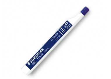 Minas staedtler grafito 0,5 mm hb polo 257 tubo con 12 minas