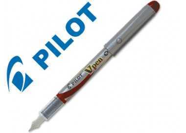 Pluma pilot v pen silver desechable rojo svp-4wr