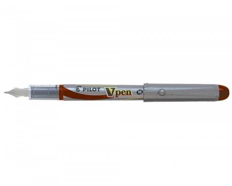 Pluma pilot v pen silver desechable rojo svp-4wr