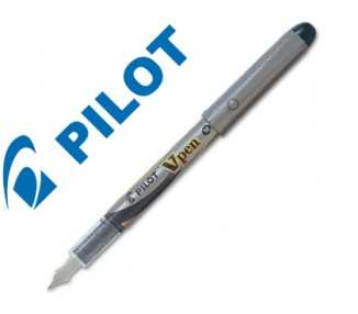 Pluma pilot v pen silver desechable negro svp-4wb