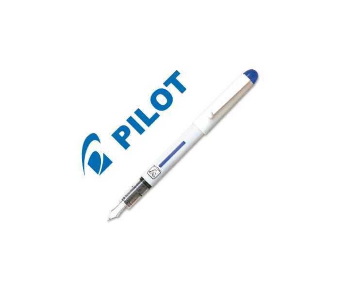Pluma pilot v pen blanco desechable azul svpn-4wl